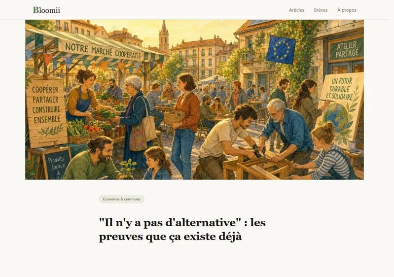 A Bloomii article — "There is no alternative": the proof it already exists